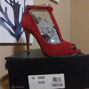I.N.C Red heels (worn once)